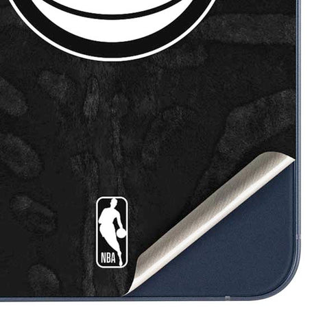 NBA Detroit Pistons Black Animal Print Galaxy A36 5G Skin